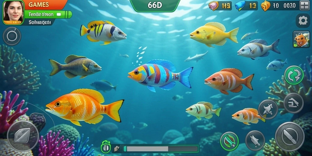 Screenshot game Tembak Ikan 66D menampilkan aksi seru dan menawan.