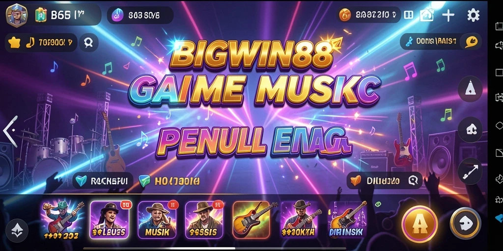 Gameplay seru dengan berbagai lagu musik yang menarik.