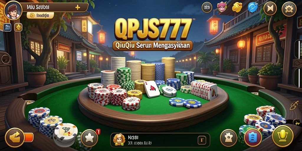 Menampilkan gameplay seru QiuQiu di BPJS777.