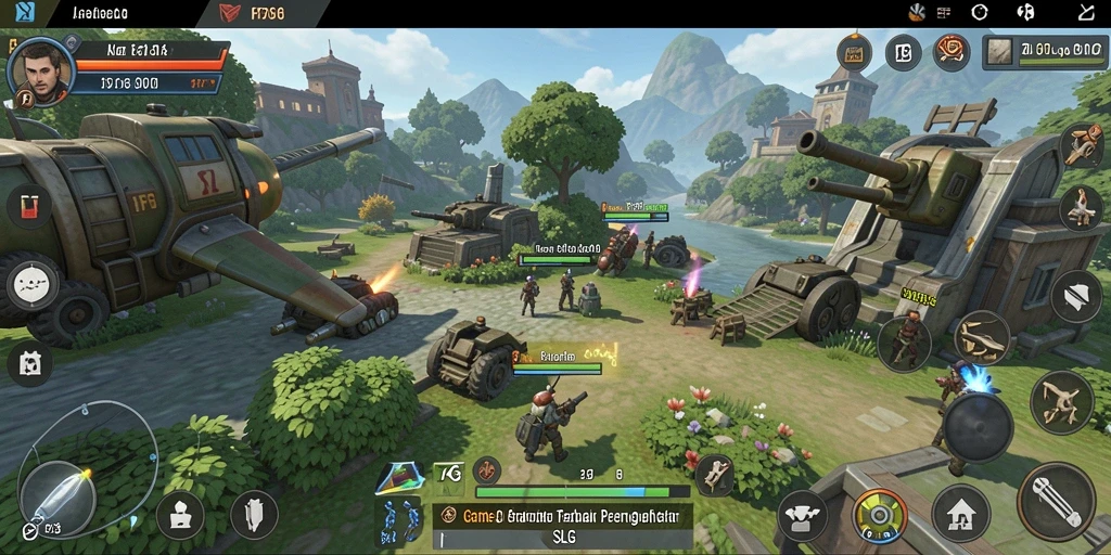 Tampilan gameplay strategis F7F7 yang seru dan mendebarkan.