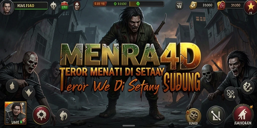 Screenshot MENARA4D menampilkan momen menegangkan dalam permainan Horror.
