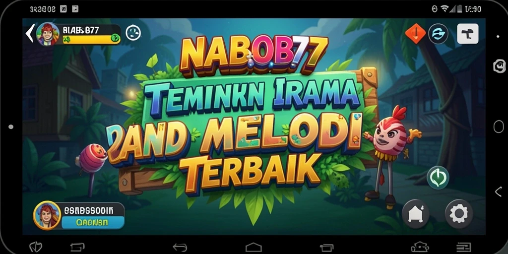 Tampilan menarik dari gameplay NABOB77 menampilkan momen seru bermain musik.