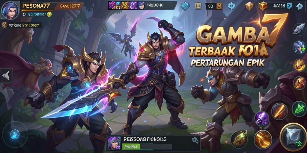 Tangkapan layar utama dari gameplay seru PESONA77.